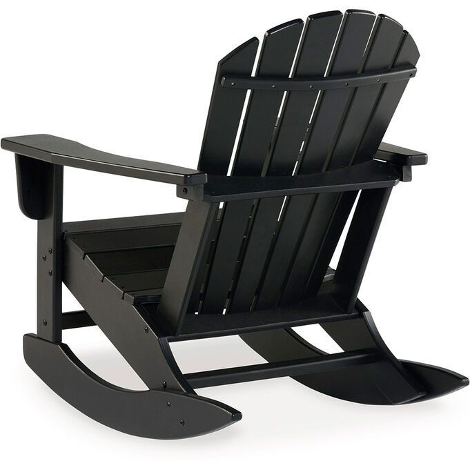 Sundown Treasure Black Outdoor Rocking Chair