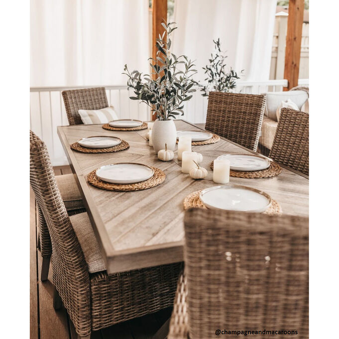 Beachcroft Beige Rectangular Dining Table