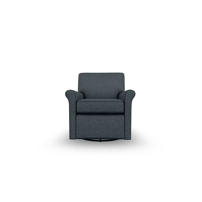 Best Home Furnishings | Kacey Dark Slate Swivel Glider Chair