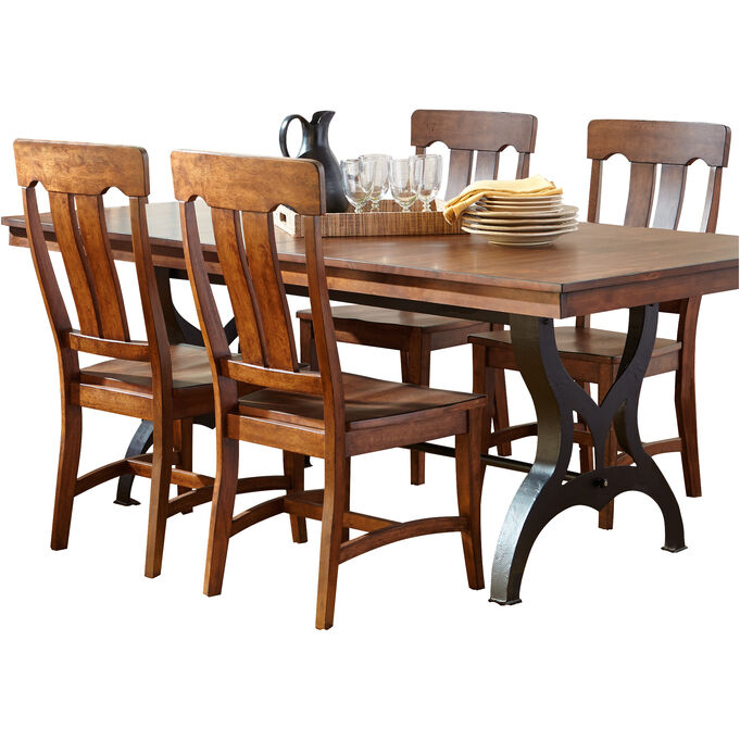 Intercon | District Copper 5 Piece Counter Dining Set