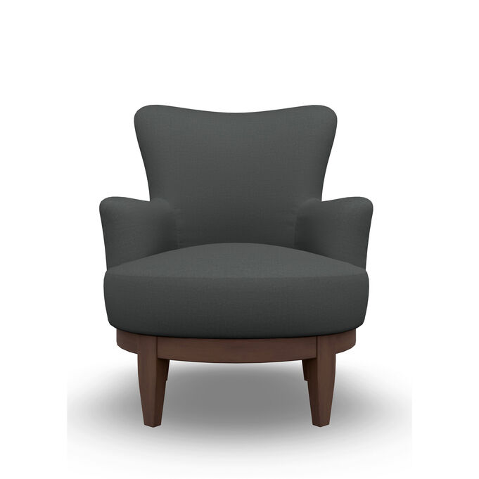 Best Home Furnishings , Justine Cobalt Swivel Chair