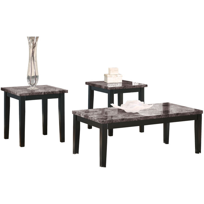 Maysville Black Set of 3 Tables