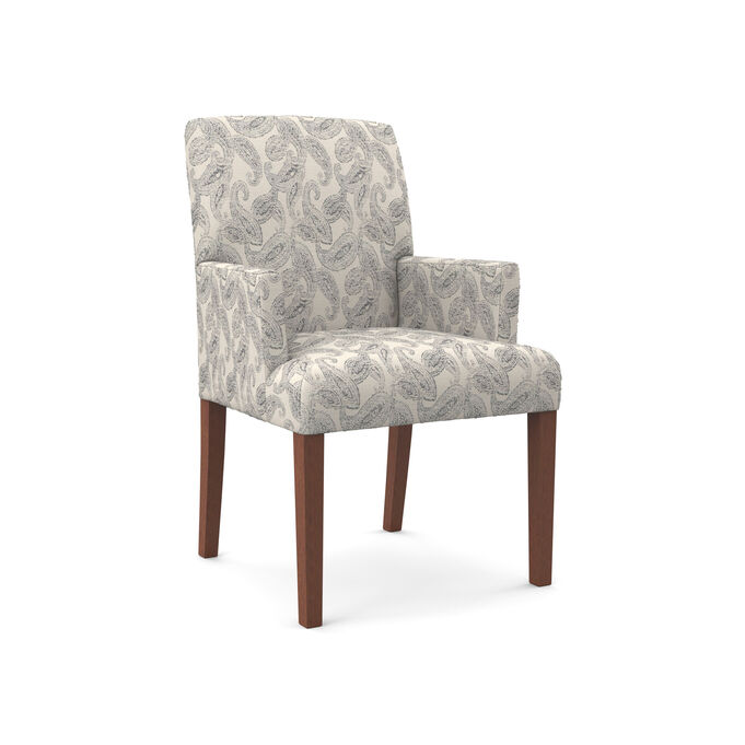 Denai Paisley Cream Upholstered Arm Chair
