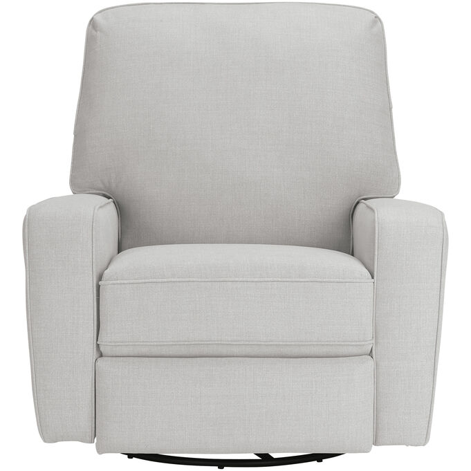 Best Home Furnishings , Bilana Eggshell Swivel Glide Recliner Chair