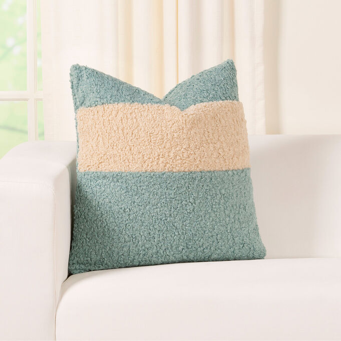 Tiffany Mineral Stripe Boucle Pillow
