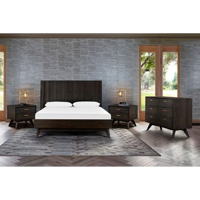 Armen Living , Baly Brown King 4 Piece Room Group