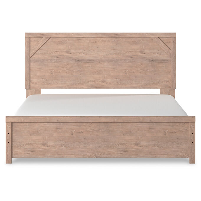 Ashley Furniture | Senniberg Light Brown King Panel Bed