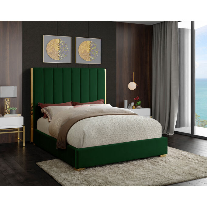 Becca Green King Bed
