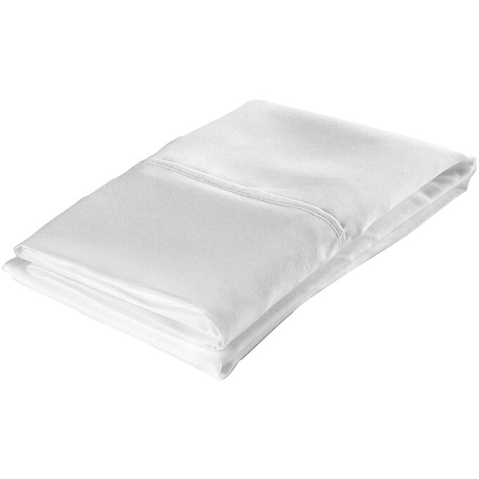 Fabrictech White King Microfiber Lite Pillowcases