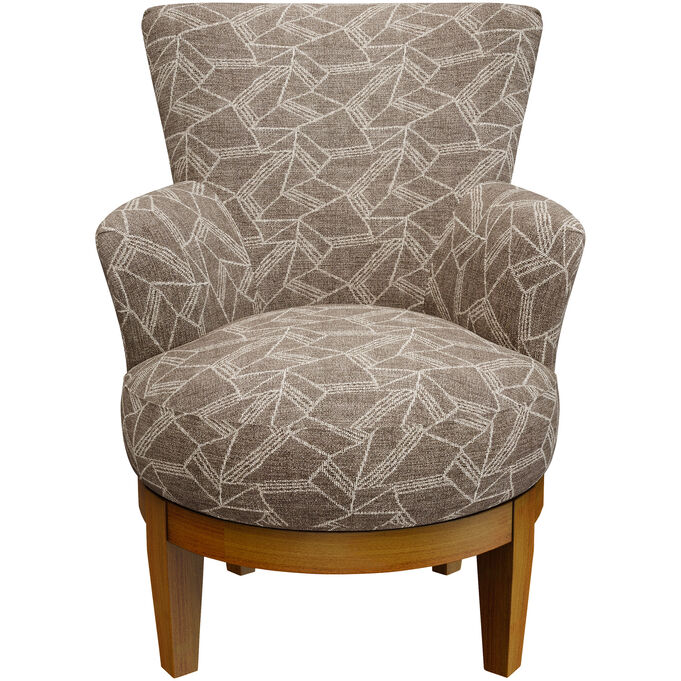 Best Home Furnishings | Justine Coffee Swivel Chair