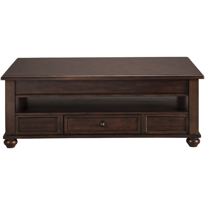 Ashley Furniture | Barilanni Dark Brown Lift Top Coffee Table