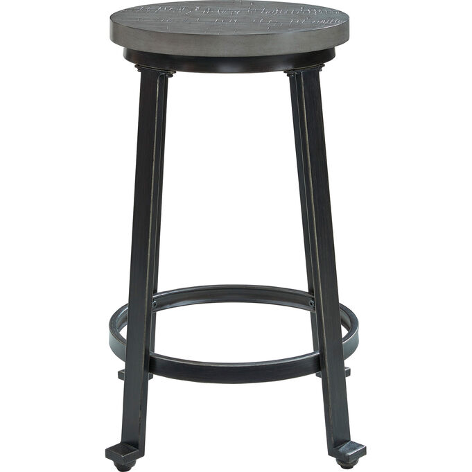 Ashley Furniture | Challiman Antique Gray Counter Stool