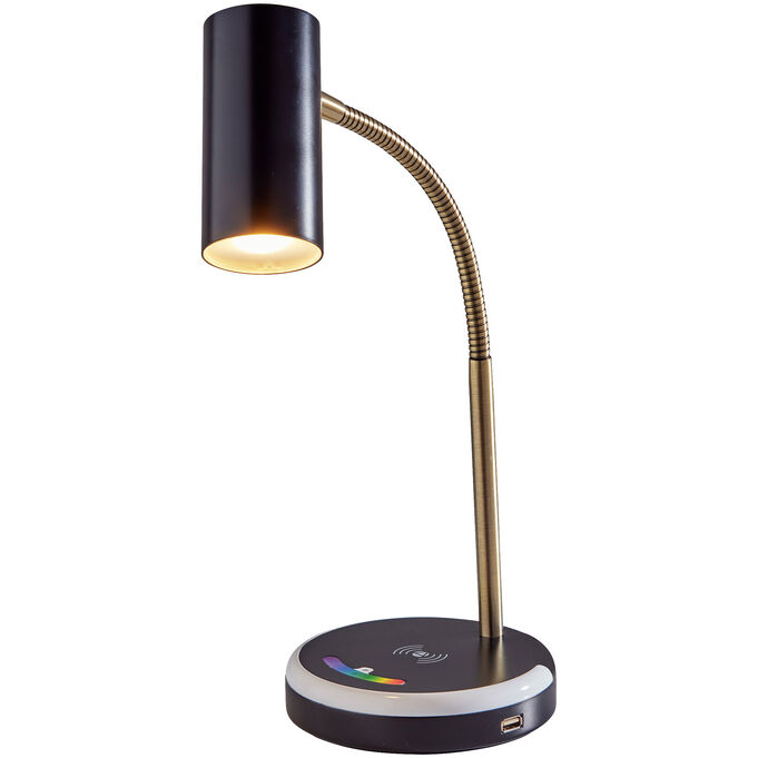 Shayne Black LED Desk Lamp