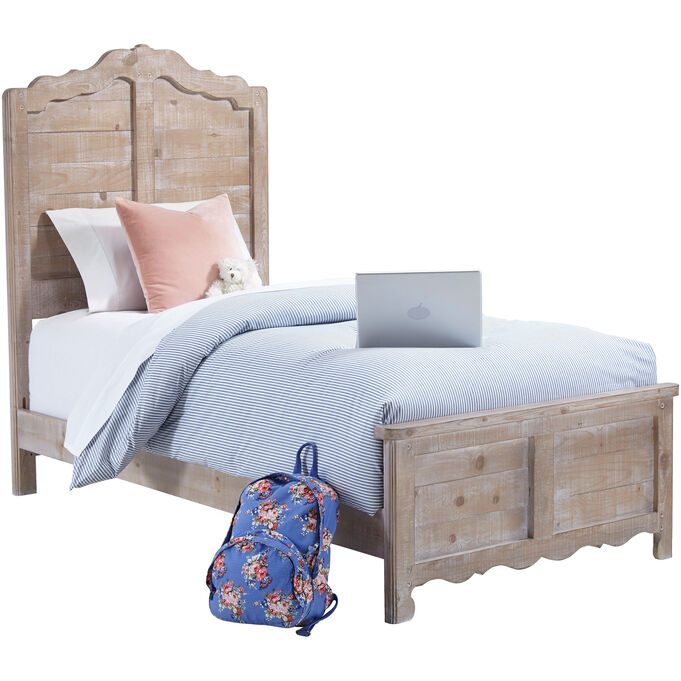 Progressive Furniture , Chatsworth Chalk Twin Bed