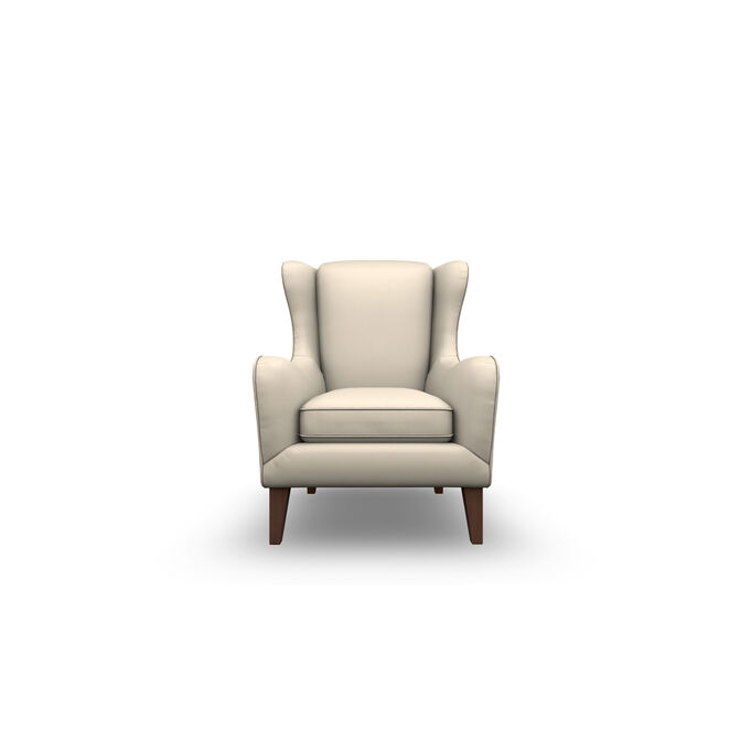 Best Home Furnishings | Lorette Ecru Wingback Accent Chair