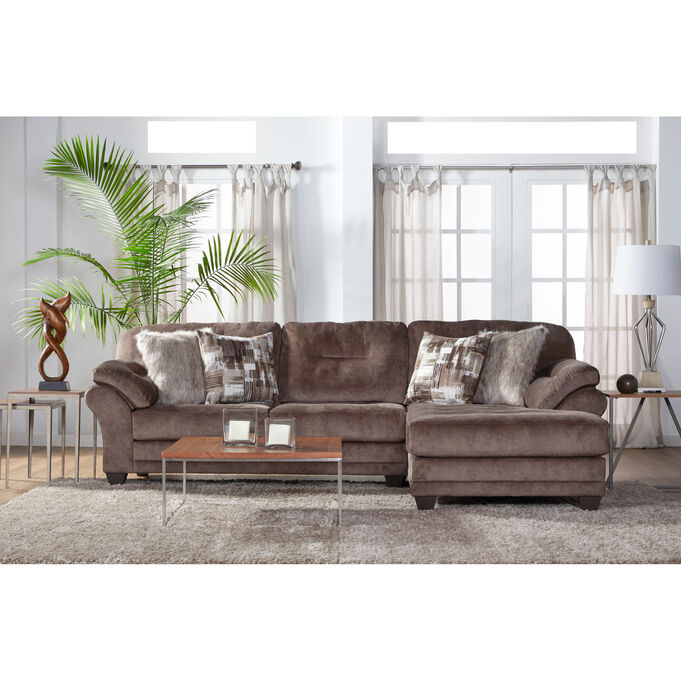 Hughes Furniture | Ello Cola Right Chaise Sofa