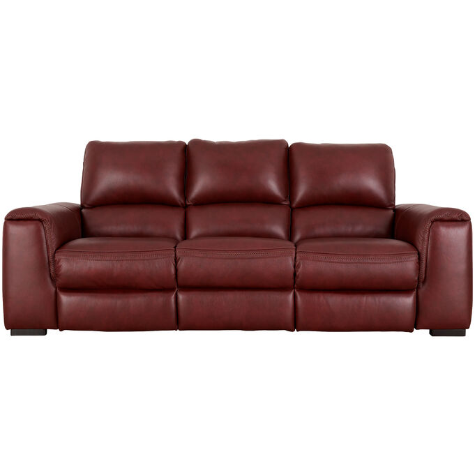 Ashley Furniture | Alessandro Garnet Power Reclining Sofa