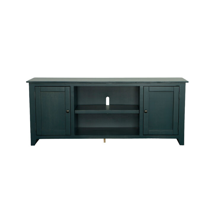 Progressive Furniture | Outlaw Navy 68" Console Table