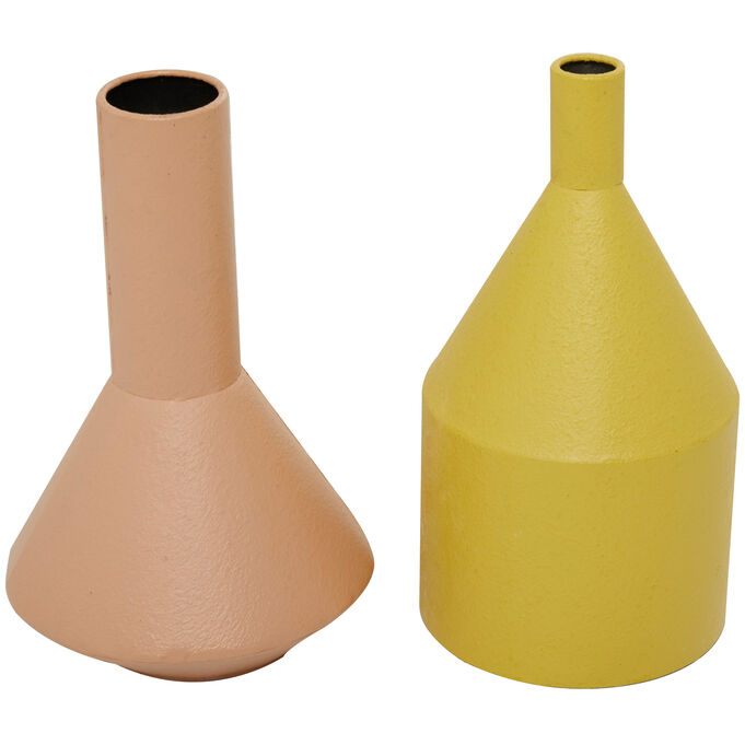 Adobe Set of 2 Pink Vases