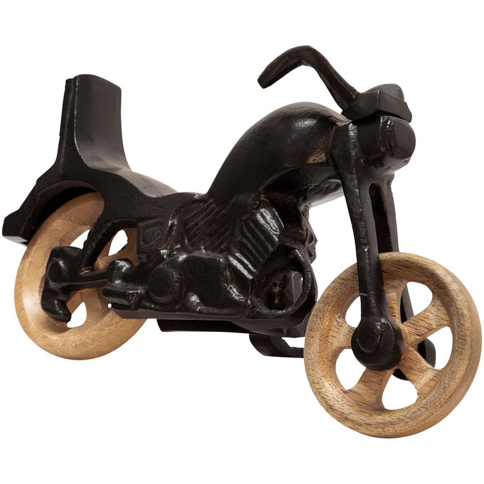 Sagebrook Home , Copper Ranch Black Motorcycle