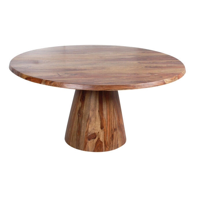 Brownstone Natural 51 Inch Round Dining Table