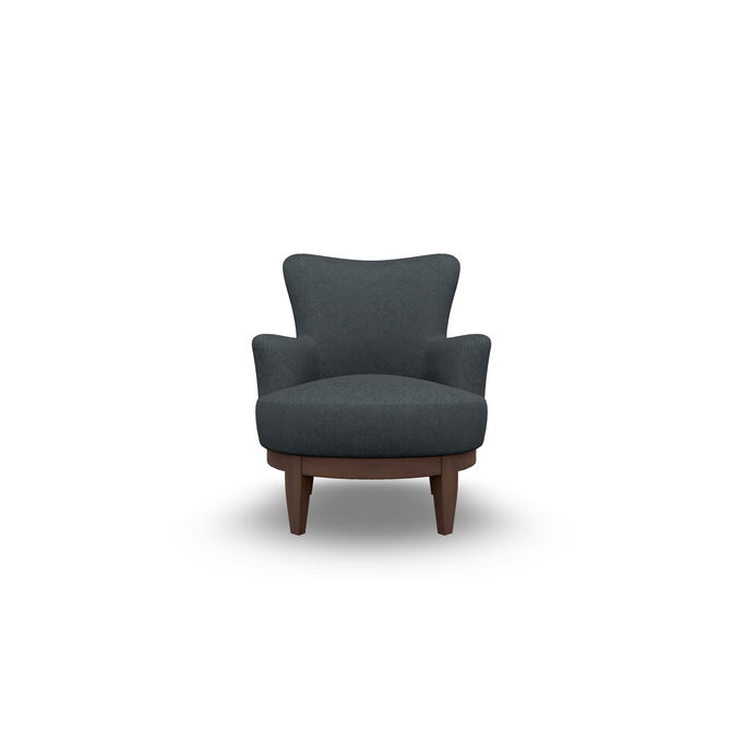 Best Home Furnishings | Justine Dark Slate Swivel Chair