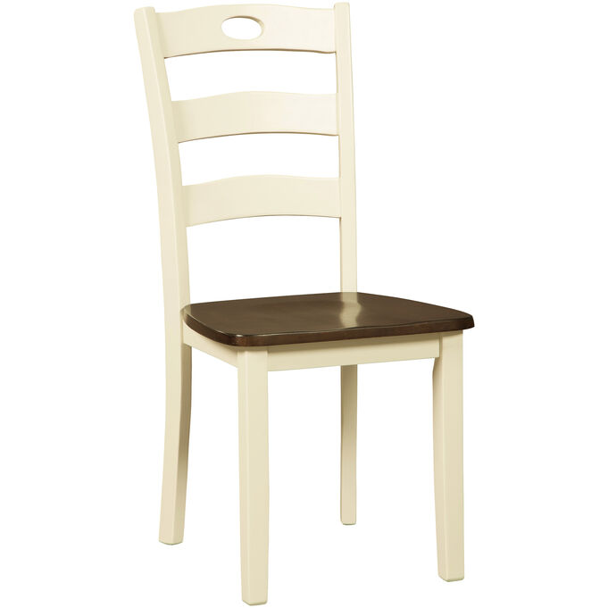 Ashley Furniture | Woodanville Cream Dining Chairs