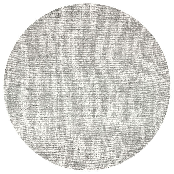 Rizzy Home , Brindleton Gray 10 Foot Round Area Rug