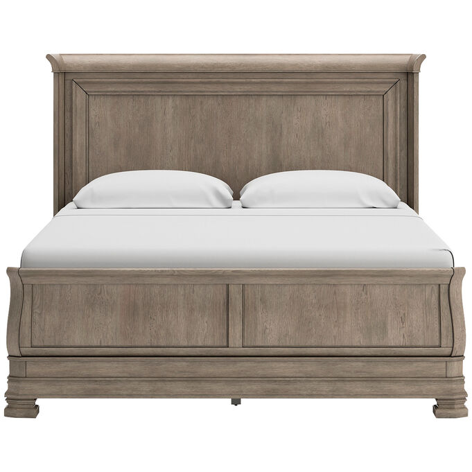 Ashley Furniture | Lexorne Gray California King Sleigh Bed