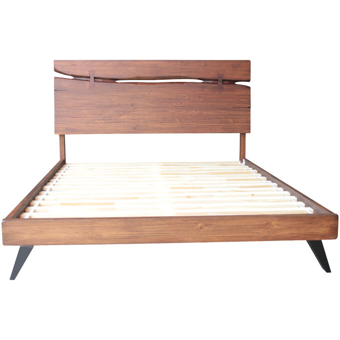 Dana Point Rustic Brown King Bed