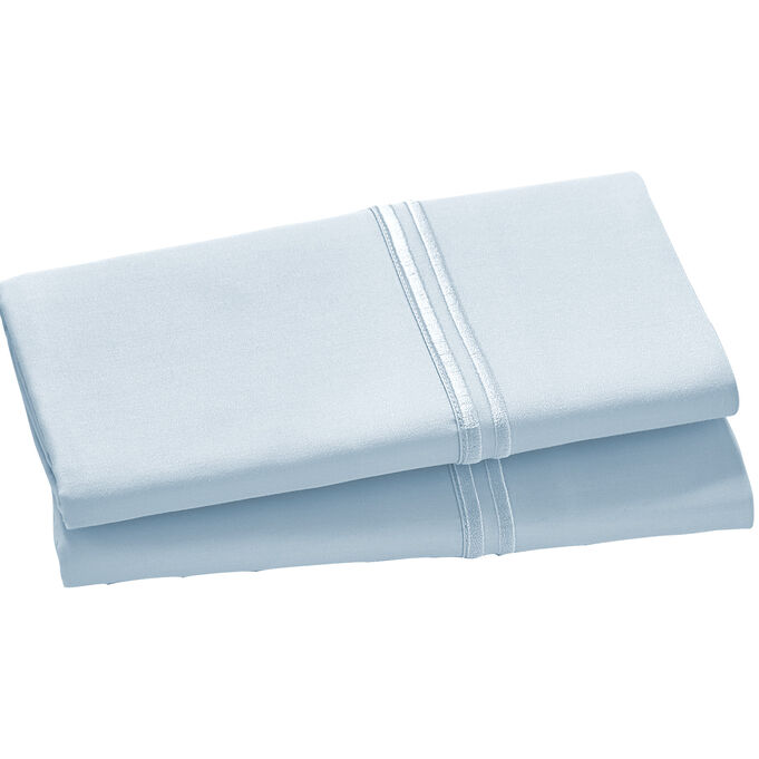 Elements Light Blue Queen Modal Pillowcases