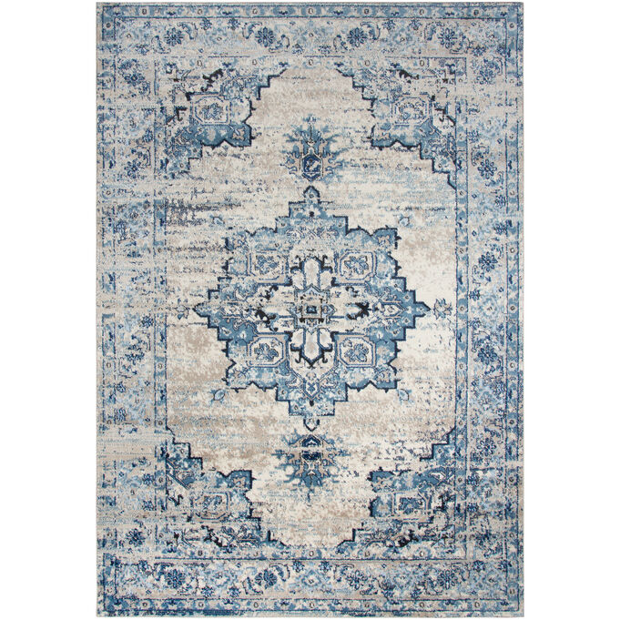 Rizzy Home | Encore Blue 8x10 Area Area Rug