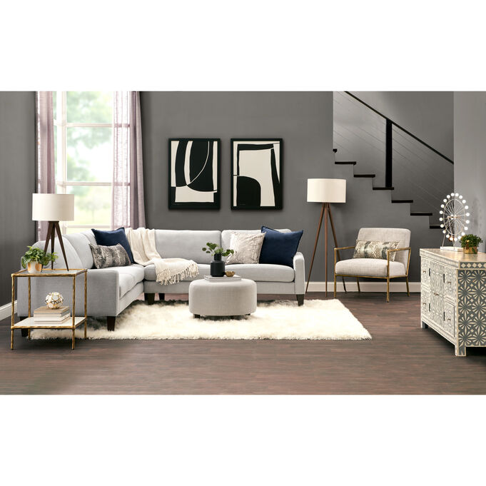 Scout Fog 2 Piece Right Loveseat Sectional