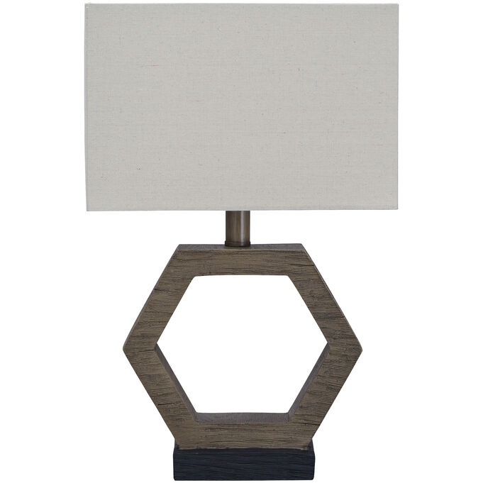 Ashley Furniture | Marilu Gray Brown Table Lamp