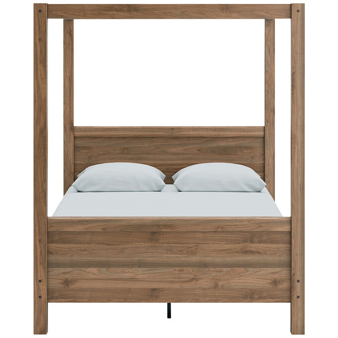 Ashley Furniture | Aprilyn Honey Queen Canopy Bed