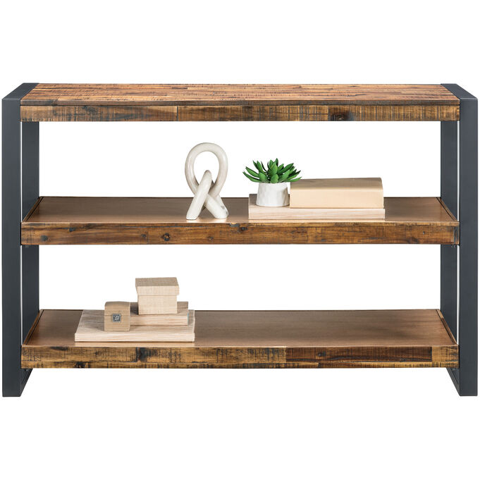 Loftworks Distressed Brown Console Table
