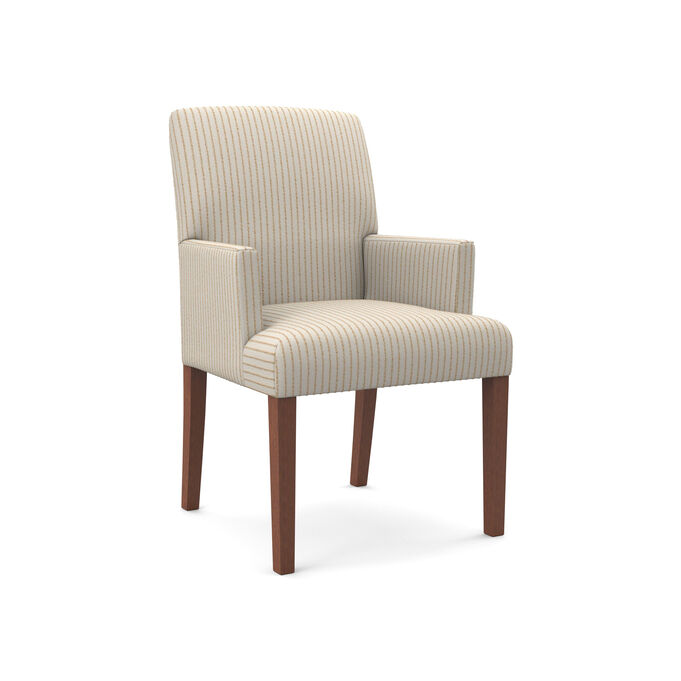 Denai Chino Cream Upholstered Arm Chair