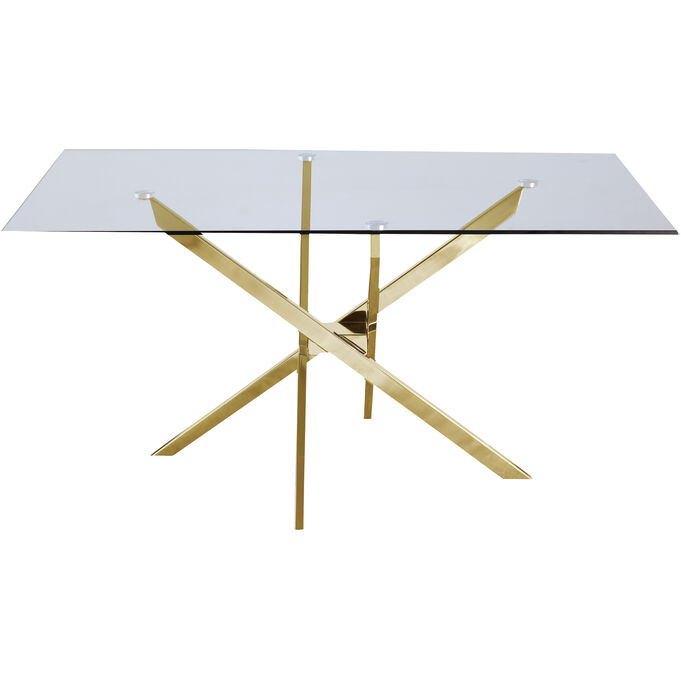 Meridian , Xander Gold Dining Table