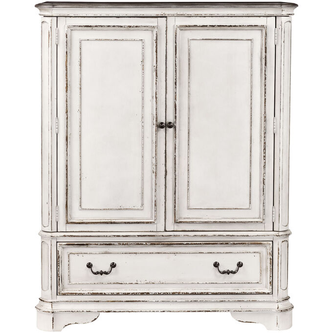 Liberty Furniture , Magnolia Manor White Door Chest , Antique White
