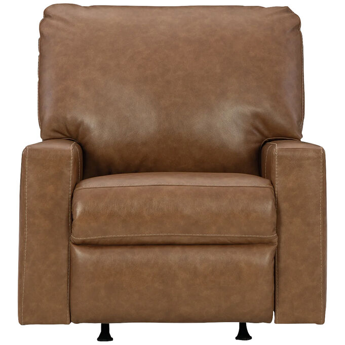 Ashley Furniture | Bolsena Caramel Rocker Recliner Chair