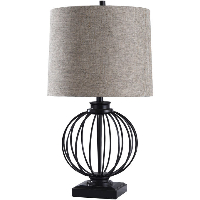Stylecraft Home Collection , Callan Orb Steel Table Lamp