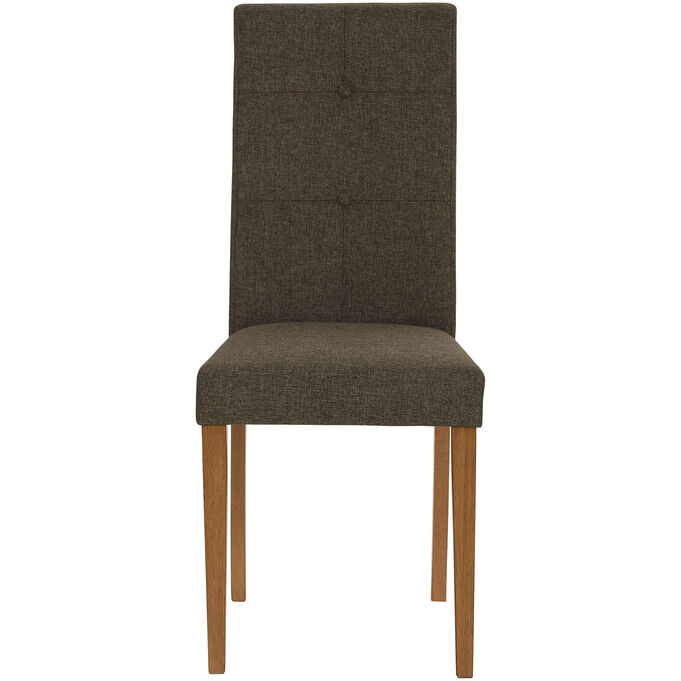 Progressive Furniture , Arcade Charcoal Gray Upholstered Dining Chair