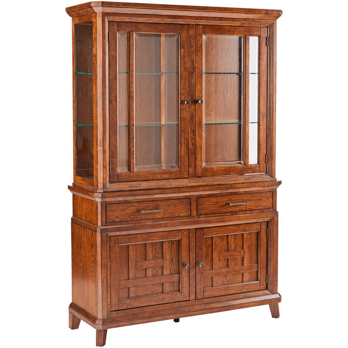 Acorn Hill Brown 2 Piece Buffet And Hutch