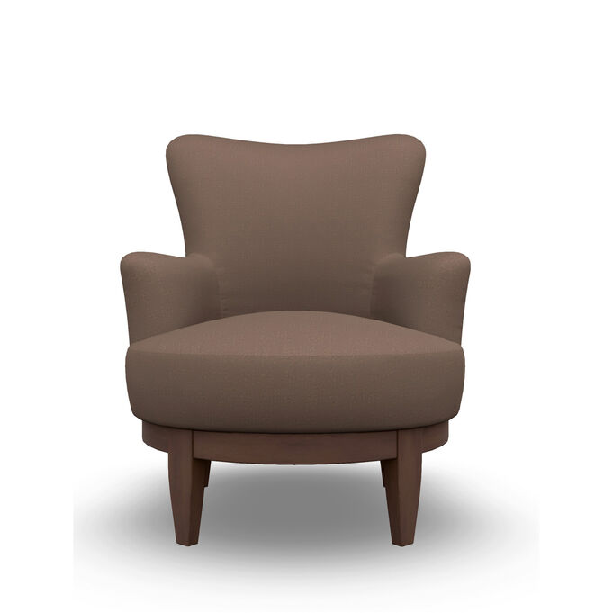 Best Home Furnishings | Justine Cognac Swivel Chair