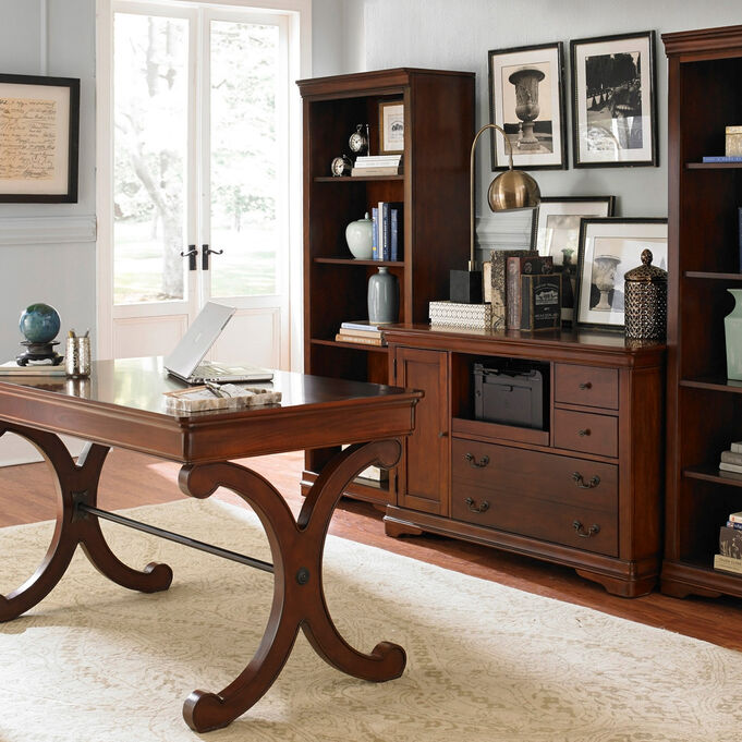 Liberty Furniture | Brookview Cherry 4 Piece Desk Set