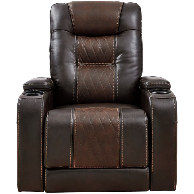 Composer Brown Power Recliner