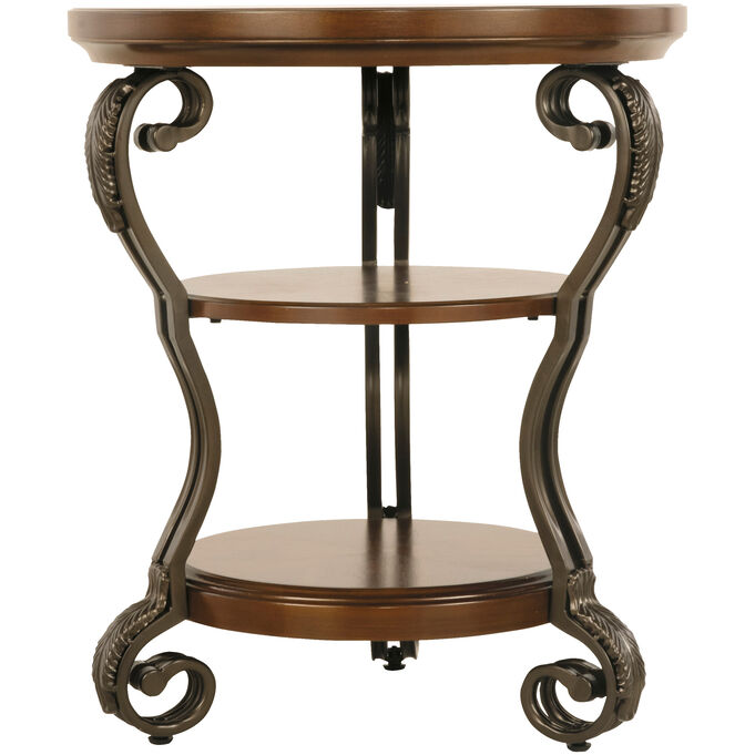 Ashley Furniture | Nestor Medium Brown Chairside End Table