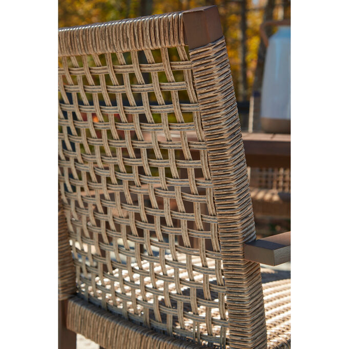 Germalia Brown Outdoor Dining Chair