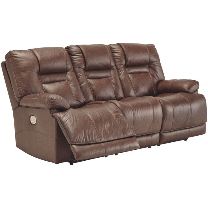 Ashley Furniture | Wurstrow Umber Power Reclining Sofa