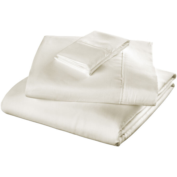 Purecare | Fabrictech Ivory Queen Microfiber Lite Sheet Set